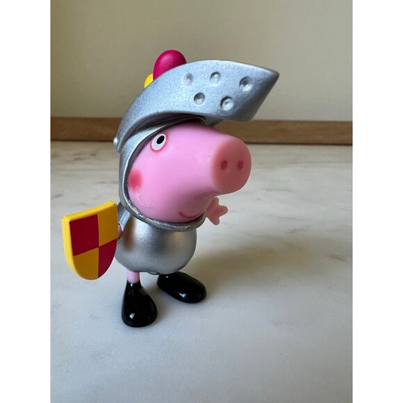 Peppa Pig Little Places Castle Fort George Set Knight Dragon Complete Set - Picture 7 of 12